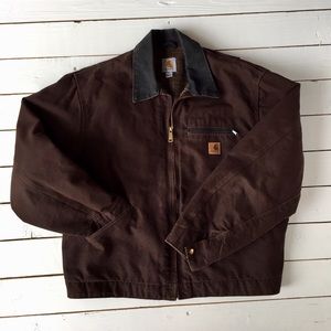 Carhartt Men’s Blanket Lined Sandstone Detroit Jkt